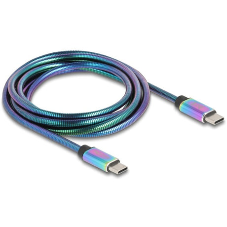 Delock USB 2.0 USB-C Kabel, 2 Meter (mehrfarbig)
