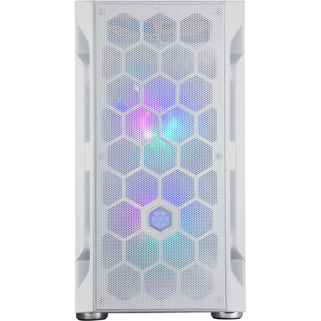 Silverstone Fara H1M Pro Midi-Tower-Gehäuse (weiß | 3x USB-A | RGB | Fenster)