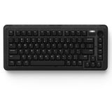 Iqunix zx75 dark side wireless mechanical keyboard (zwart, us lay-out (qwerty), cherry mx red, 75%, rgb leds, hot-swappable, double-shot pbt, 2.4ghz | bluetooth 5.1 | usb-c)