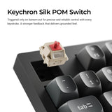 Keychron v5 ultra 8k wireless custom mechanical keyboard (zwart, us lay-out (qwerty), silk pom banana, 96%, rgb, hot swap, 2.4 ghz | bluetooth 5.3 | usb-c)