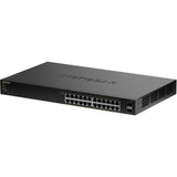 Netgear gs324tpv2 switch (zwart, 190w poe budget)