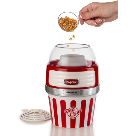 Ariete Party Time Pop Corn XL Machine 2957 00 Popcornmaschine (rot weiß)