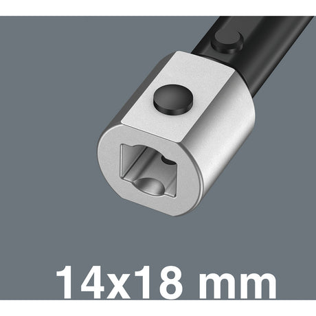 Wera Click-Torque x 7 Drehmomentschlüssel für Einsatzwerkzeuge (schwarz grün, 10-100 Nm)