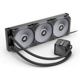 Sharkoon S100 ArGB Wasserkühlung (schwarz, 4-Pin-PWM-Lüfteranschluss)