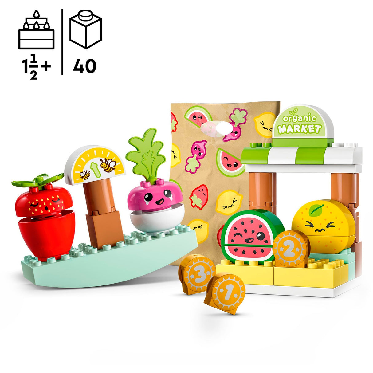 Lego Duplo – Biomarkt-Bauspielzeug (10983)