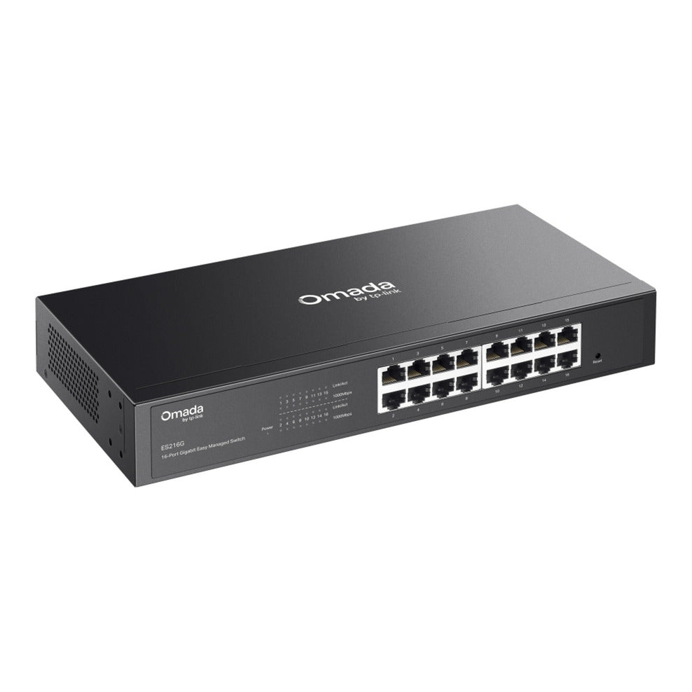 Tp-link omada es216g switch (zwart)