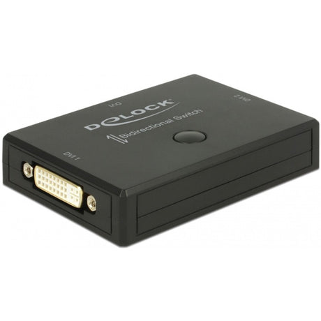 Delock DVI 2 - 1 Switch bidirektionaler 4k 30 Hz DVI Switch (schwarz)