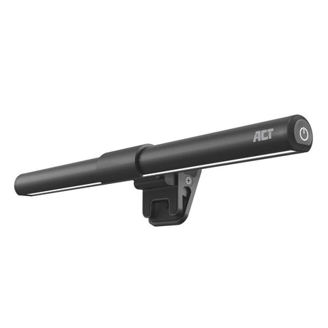 Act Connectivity Dimmbare, ansteckbare LED-Lichtleiste für Laptops (schwarz, USB-betrieben, 3000 K–6500 K)