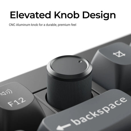 Keychron V3 Ultra 8K kabellose, benutzerdefinierte mechanische Tastatur (Schwarz, US-Layout (QWERTZ), Seidenbommelbraun, 80 % (TKL), RGB, Hot-Swap, 2,4 GHz | Bluetooth 5.3 | USB-C)
