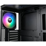 Thermaltake view 270 tg argb midi tower behuizing (zwart | 2x usb-a | 1x usb-c | rgb | tempered glass)