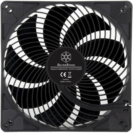 Silverstone Air Penetrator 184i Pro Gehäuselüfter (schwarz, 180 x 180 x 32 mm, PWM)