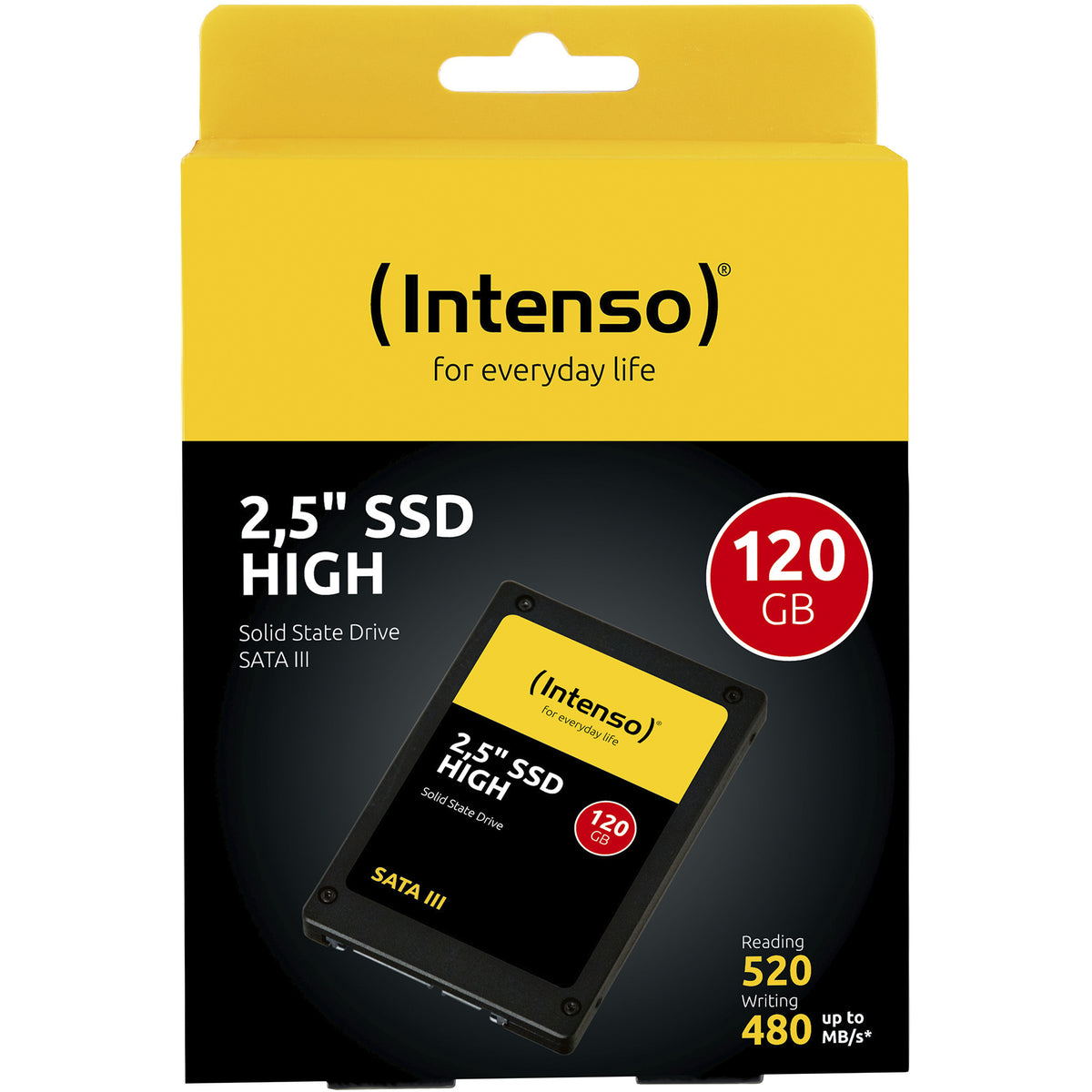 Intenso High Performance, 120 GB SSD (3813430, SATA 600, Trim)