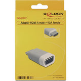 Delock Adapter HDMI auf VGA (grau)
