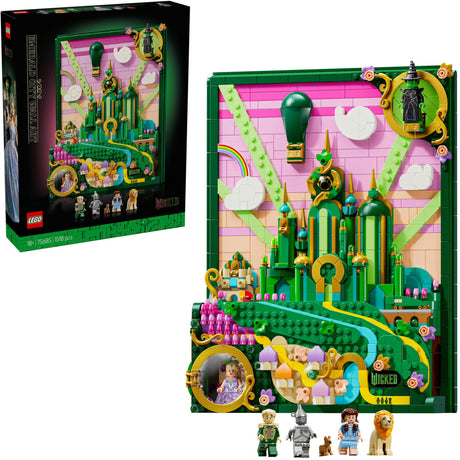 Lego – Smaragdstadt-Wandkunst – böse – 75685