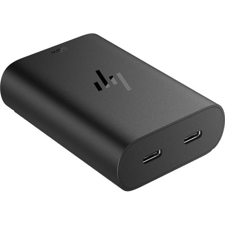 HP 65 W Gan USB-C Laptop-Ladegerät (schwarz, 2x USB-C)