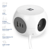 Act Connectivity Steckdosenleiste Cube mit 3 Steckdosen, 30 W d