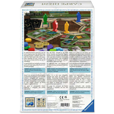 Ravensburger Carpe Diem Brettspiel (englisch, 2 – 4 Spieler, 45 – 75 Minuten, ab 10 Jahren))