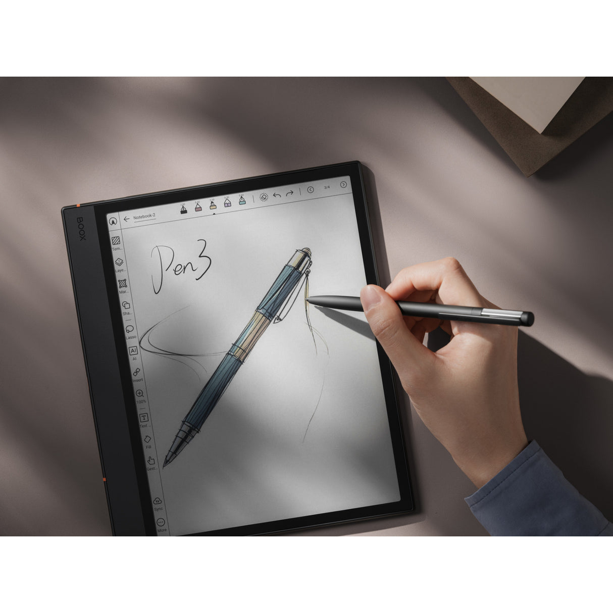 Boox note air5 c 10.3 tablet (zwart | 64 gb | android 15 | wi-fi 5)