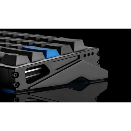 Iqunix EZ60 Magnetschalter-Gaming-He-Tastatur (Schwarz, US-Layout (QWERTY), Gateron Magnetic Jade Gaming, 60 %, RGB, Double Shot PBT-Tastenkappen)