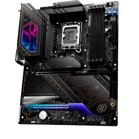 Asrock Z890 Taichi Sockel 1851 Motherboard (schwarz, RAID, 5 GB-LAN, 2,5 GB-LAN, Wi-Fi 7, BT, Sound, ATX)