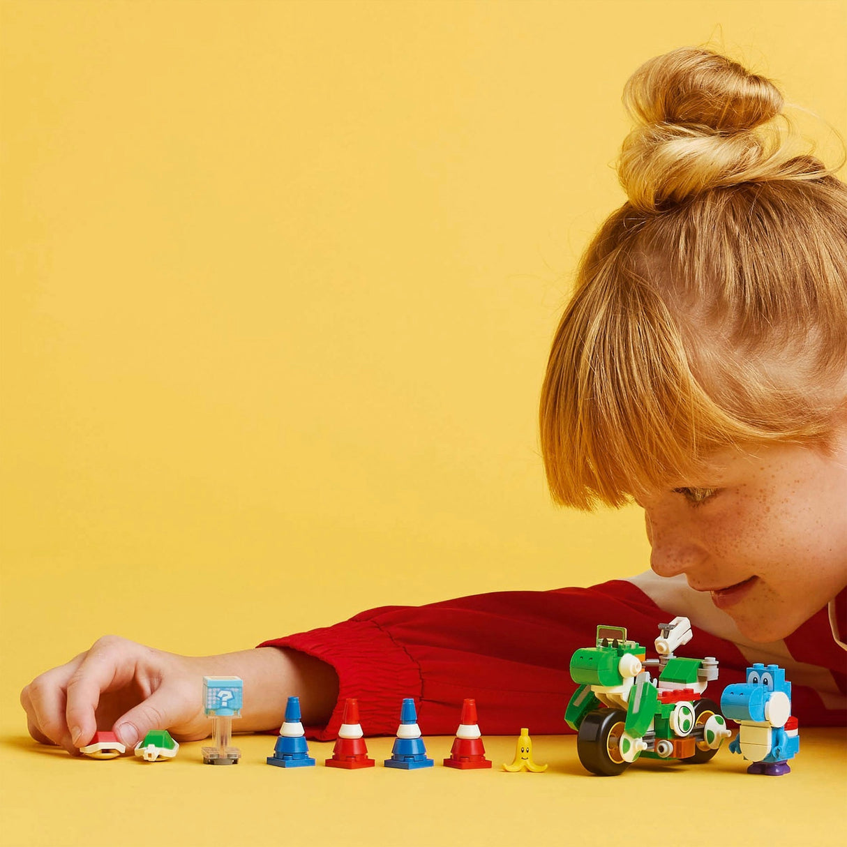 Lego Super Mario – Mario Kart – Yoshi-Crosser Konstruktionsspielzeug (72031)