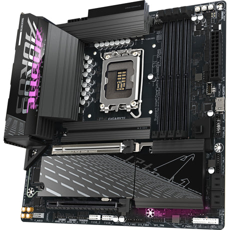 Gigabyte B860M AORUS Elite WiFi 6E Sockel 1851 Motherboard (schwarz, RAID, 2,5 GB LAN, WiFi 6E, BT, Sound, µATX)