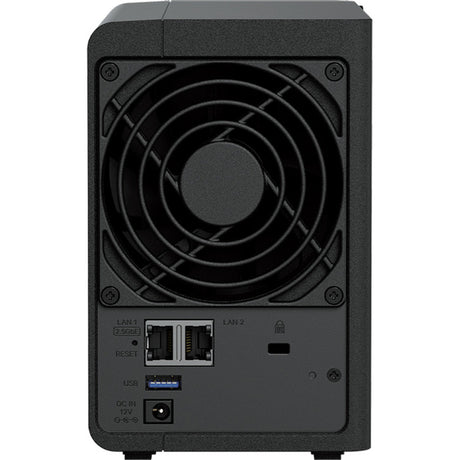 Synology Diskstation DS225+ NAS (schwarz, 1x 1GB LAN, 1x 2,5GB LAN, 2x USB 3.2 Gen 1)