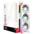 XFX Radeon RX 9070 XT OC Mercury RGB Grafikkarte (weiß, RDNA4, GDDR6, 3x Display Port, 1x HDMI 2.1)