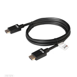 Club 3D Ultra-High-Speed-HDMI-2.1-zertifiziertes Kabel männlich-männlich (schwarz, 1,5 Meter, 4K 120 Hz, 8K 60 Hz, 48 Gbit/s)