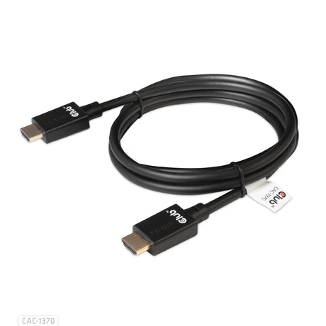Club 3D Ultra-High-Speed-HDMI-2.1-zertifiziertes Kabel männlich-männlich (schwarz, 1,5 Meter, 4K 120 Hz, 8K 60 Hz, 48 Gbit/s)
