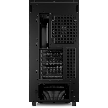 Sharkoon Rebel C70M RGB Midi-Tower-Gehäuse (schwarze Holzfarbe | 2x USB-A | 1x USB-C | RGB)