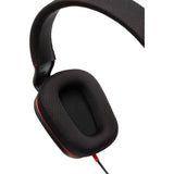 Powera kabelgebundenes Stereo-Headset für Nintendo Switch 2 Over-Ear-Gaming-Headset (schwarz rot, Nintendo Switch 2, Nintendo Switch – OLED-Modell, Nintendo Switch, Nintendo Switch Lite)