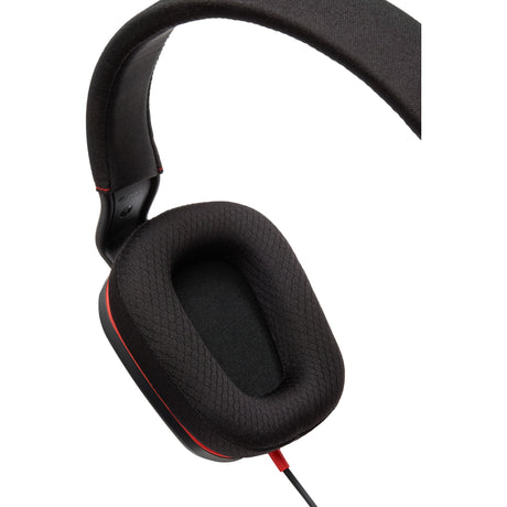 Powera kabelgebundenes Stereo-Headset für Nintendo Switch 2 Over-Ear-Gaming-Headset (schwarz rot, Nintendo Switch 2, Nintendo Switch – OLED-Modell, Nintendo Switch, Nintendo Switch Lite)