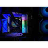 Klevv 32 gb ddr5-6200 (2x 16 gb) kit werkgeheugen (wit zwart, kd5agua80-62b320p, cras v rgb rog, xmp 3.0, expo)