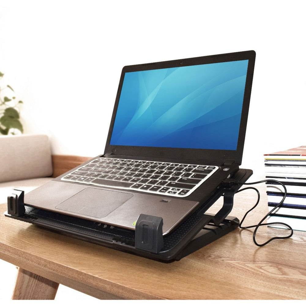 Act Laptopständer AC8110, schwarzes Aluminium, Kunststoff