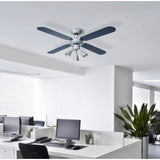Bestron DLHB42S Deckenventilator mit Beleuchtung