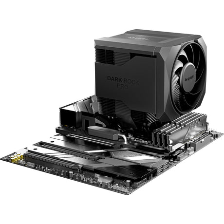 Ruhig sein! Dark Rock Pro 6 CPU-Kühler (schwarz, 4-Pin-PWM-Lüfteranschluss)
