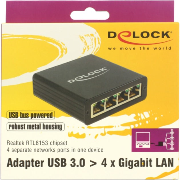 Delock Delock USB 3.0> 4x Gigabit Lan