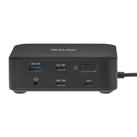 Club 3d 12-1 usb-c® quad displaylink dockingstation (zwart)