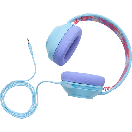 Powera Lucidsound LS10 Kabelgebundenes Gaming-Headset – Ocean Waves Over-Ear-Gaming-Headset (Hellblau Lila, Playstation 5, Playstation 4, Xbox Series