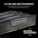 Corsair Vengeance 32 GB DDR5-6000 (2x 16 GB) RAM (schwarz, cmk32gx5m2b6000c38, xmp 3.0)