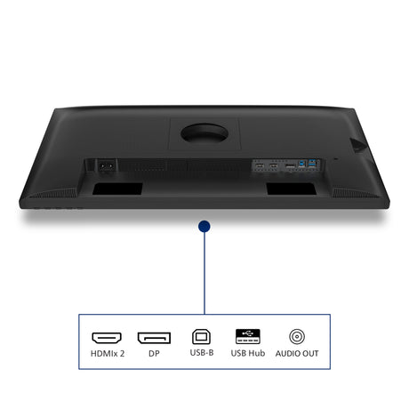 Philips 27b2n3500j 27 monitor (zwart, 120 hz, hdmi, displayport, audio, usb-hub)