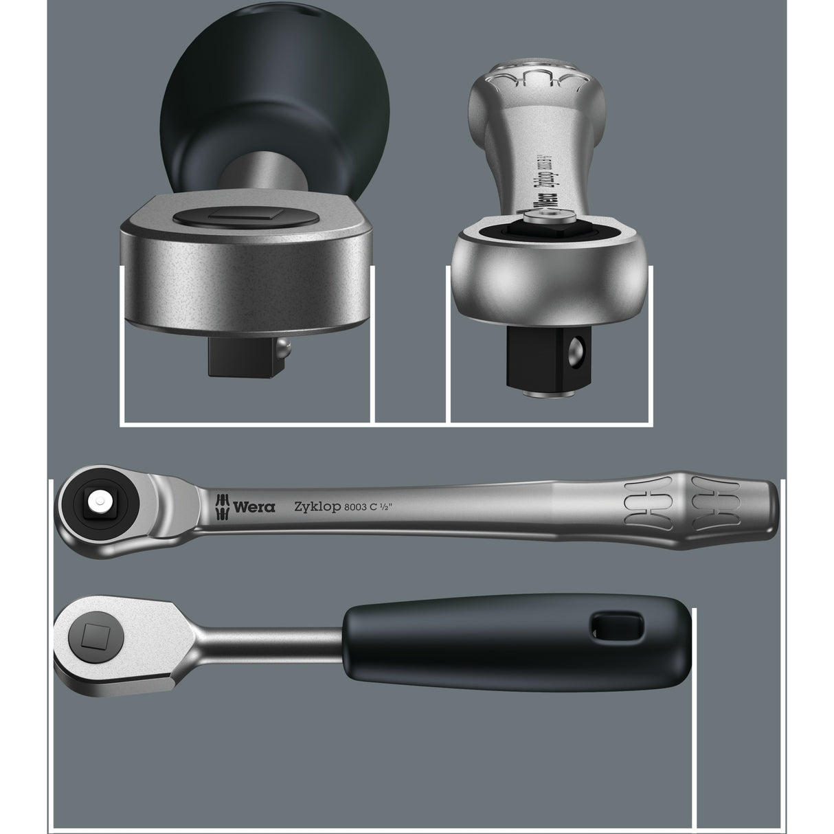 WAA 8100 SC 7 Zyklop Metal Rattels Set mit Passagier