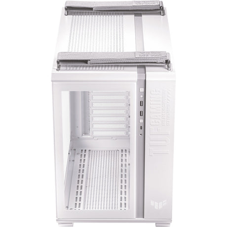 Asus TUF Gaming GT502 Plus Midi-Tower-Gehäuse (weiß | 2x USB-A | 1x USB-C | gehärtetes Glas)