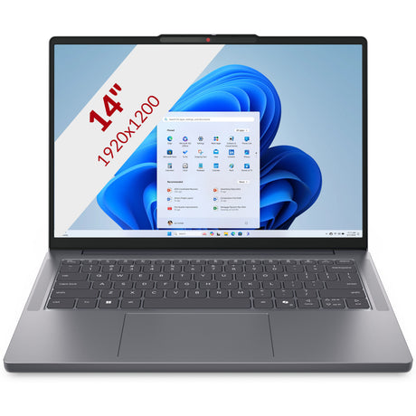 Lenovo ideapad slim 3 14ahp10 (83k9003cmh) 14 laptop (grijs | r7 8840hs | radeon 780m graphics | 16 gb | 1 tb ssd)