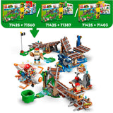 Lego super mario - uitbreidingsset: diddy kongs mijnwagenrit constructiespeelgoed (71425)