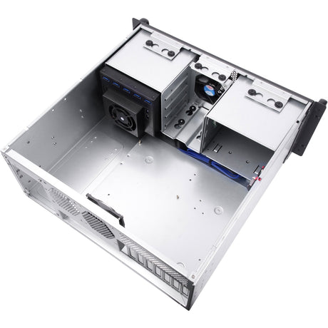 Silverstone RM41-H08 Rackgehäuse (schwarz | 2x USB-A 3.2 (5 Gbit s))