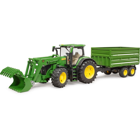 Bruder Traktor John Deere 7R 350 mit Anhänger