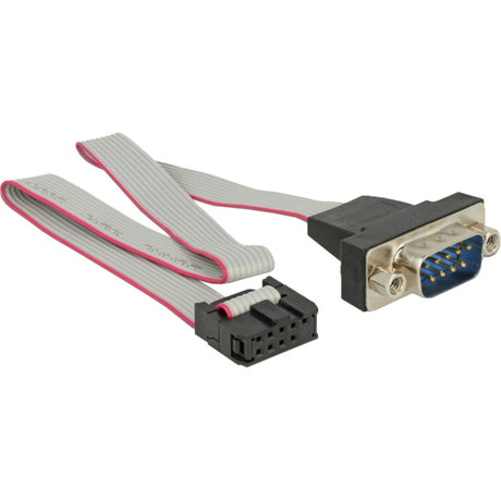 Delock Kabel RS-232 serielle Pin-Header-Buchse auf DB9-Stecker-Kabel (grau)