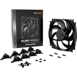 Ruhig sein! Silent Wings 4 PWM-Gehäuselüfter (schwarz, 140 x 140 x 25 mm)